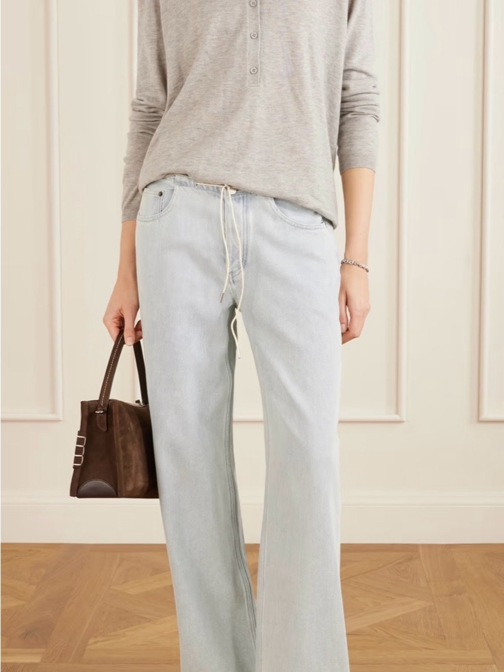 Branded Still here “Cool” Light Wash Women’s Wide-Leg Jeans